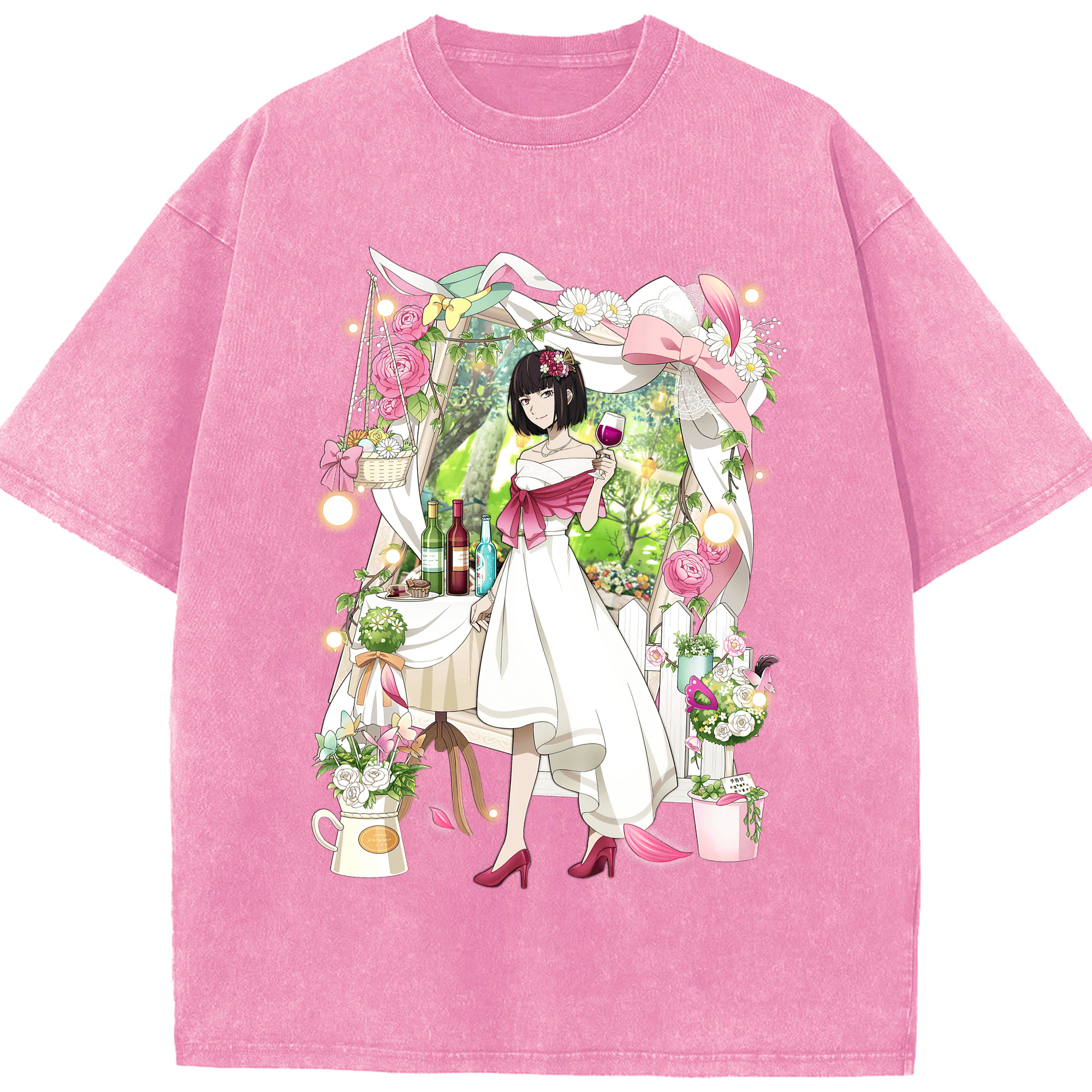 （画像用） 文豪ストレイドッグス Bungo Stray Dogs 綿100% ヴィンテージ風 半袖Tシャツ（フロントプリント）